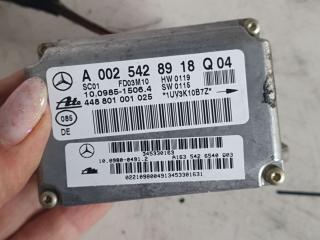 датчик ускорения Mercedes-Benz M-Класс W163 [рестайлинг] W163 2005, 2.7 л., дизель, АКПП, серебристый металлик, внедорожник 5 дв.