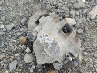 суппорт передний правый BMW 5 серия E34 1992, 2.5 л., дизель, МКПП, черный, седан