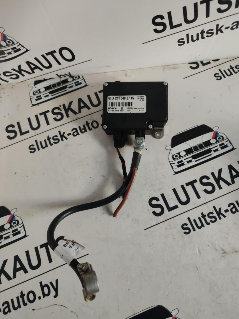 блок управления аккумулятором Mercedes-Benz E-Класс W211/S211 S211 2004, 2.7 л., дизель, АКПП, серо-синий, универсал, задний привод - фото №1