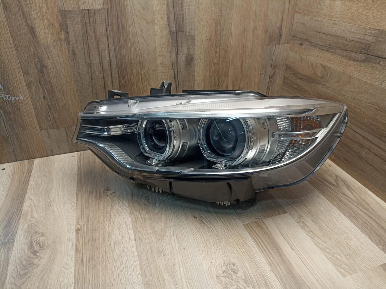 фара левая BMW 4 серия F32/F33 F36 2016, 2.0 л., B48 B20 A, бензин, АКПП, mineral gray, лифтбэк, правый руль, 63117377845, 7377845 - фото №1