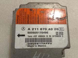 блок AirBag Mercedes-Benz E-Класс W211/S211 2005, 2.6 л., бензин, седан, 2118704326, A2118703985, A2118209485, A2118705726, A2118705885