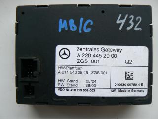 блок управления ZGW Mercedes-Benz S-Класс W220 [рестайлинг] 2003, 3.7 л., M 112.975, бензин, АКПП, седан, A2204452000