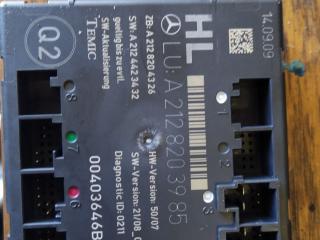 модуль управления двери Mercedes-Benz E-Класс W212/S212/C207/A207 2009, 2.0 л., CDi, дизель, АКПП, чёрный, седан, задний привод, правый руль, A2128203985