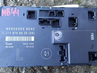 модуль управления двери Mercedes-Benz E-Класс W211/S211 [рестайлинг] 2007, 2.1 л., OM 646.821, дизель, АКПП, чёрный, седан, задний привод, правый руль, A2118706926