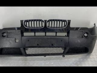 бампер передний BMW X3 E83 2005, 3.0 л., 306D2, дизель, МКПП, черный  black-sapphire metallic, внедорожник 5 дв., полный привод, 51113400897, 51113412716