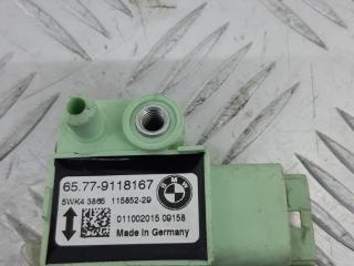 датчик удара BMW X6 E71/E72 E71 2010, 3.5 л., бензин, АКПП, a76, внедорожник 5 дв., полный привод, 65779118167, 9118167