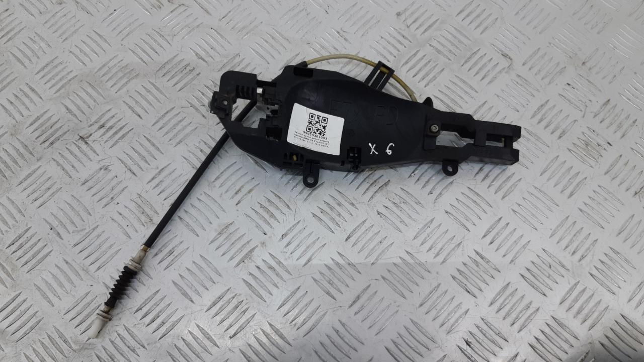 скелет ручки двери задней правой BMW X6 E71/E72 E71 2010, 3.5 л., бензин, АКПП, a76, внедорожник 5 дв., полный привод, 51217137054 - фото №1