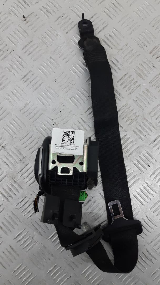 ремень безопасности BMW X3 E83 2005, 3.0 л., 306D2, дизель, МКПП, черный black-sapphire metallic, внедорожник 5 дв., полный привод - фото №1