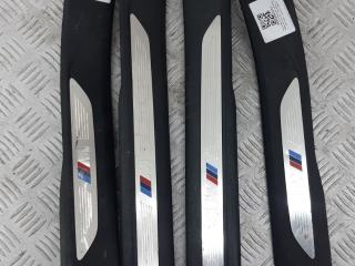 накладка на порог внутренняя BMW X5 F15 2015, 3.0 л., N57 D30 A, дизель, АКПП, белый, полный привод, правый руль, 51478055065, 51478055066