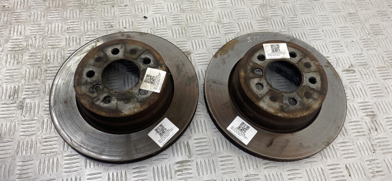 диск тормозной задний BMW X5 F15 2015, 3.0 л., N57 D30 A, дизель, АКПП, белый, полный привод, правый руль, 34216868940, 6868940 - фото №1