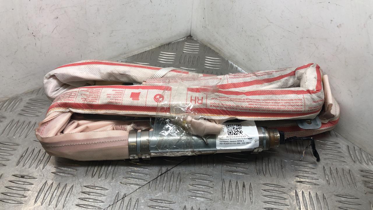 подушка безопасности боковая (шторка) BMW 5 серия F07/F10/F11 F11 2011, 3.0 л., N57 D30 A, дизель, АКПП, универсал, задний привод, 72129143420 - фото №1