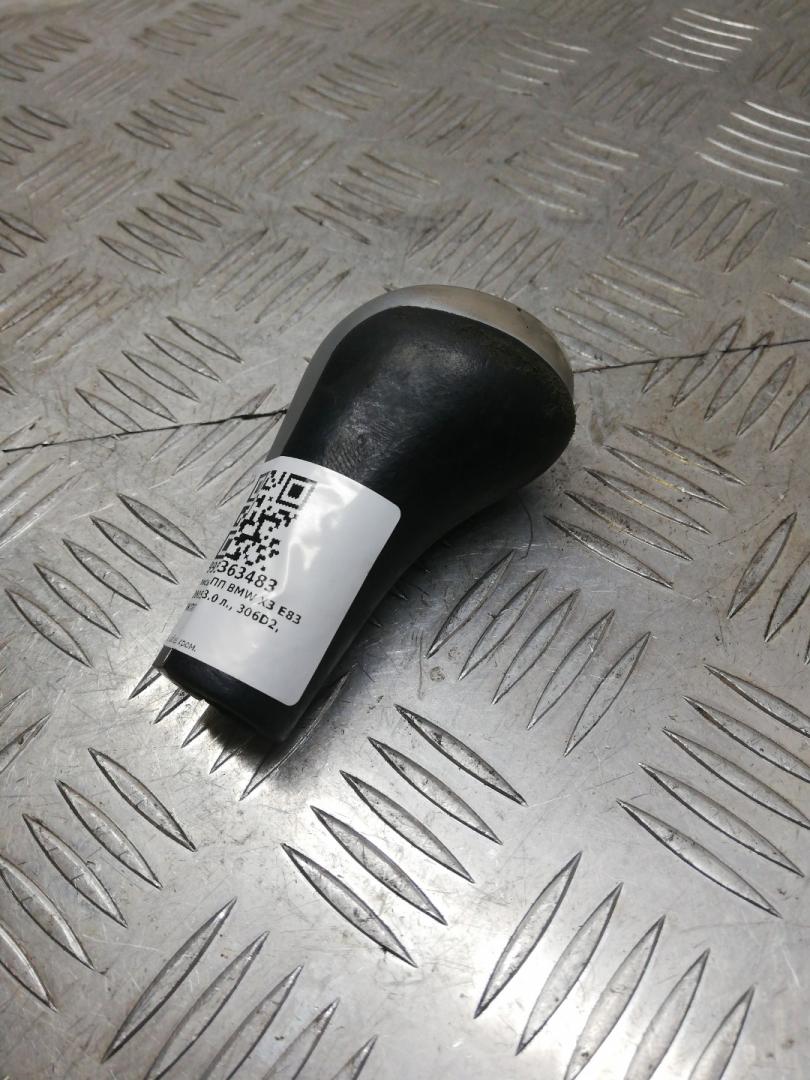 ручка кулисы КПП BMW X3 E83 2005, 3.0 л., 306D2, дизель, МКПП, черный black-sapphire metallic, внедорожник 5 дв., полный привод, 25117566267 - фото №1