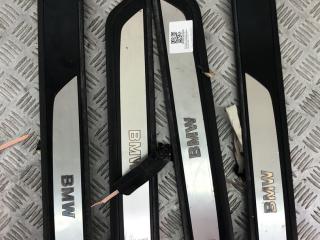 комплект накладок на пороги (внутренние) BMW 7 серия F01/F02 2011, седан, 7181011, 7190969, 7190973, 7190974