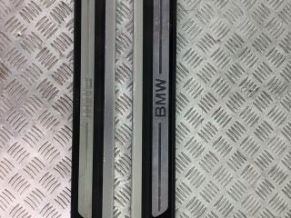 комплект накладок на пороги (внутренние) BMW 3 серия E46 2001, купе, 8204113, 8204114