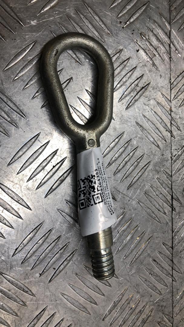 крюк буксировочный BMW 5 серия E60/E61 E61 2005, 3.0 л., M57 D30 (306D2), дизель, АКПП, универсал, задний привод, правый руль, 72157070643 - фото №1