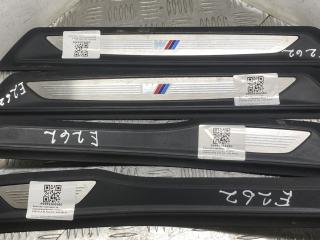 комплект накладок на пороги (внутренние) BMW 3 серия F30/F31/F34 F31 2014, 3.0 л., N57 D30 A, дизель, АКПП, универсал, задний привод, правый руль, 51478051037, 8051037, 51477263313, 51477263314, 7263313, 7263314