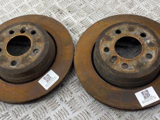 диск тормозной задний BMW X3 E83 [рестайлинг] E83 2007, 3.0 л., M57 D30 (306D3), дизель, АКПП, внедорожник 5 дв., полный привод, правый руль, 34213332217