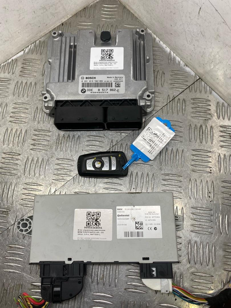 блок управления двигателем BMW 5 серия F07/F10/F11 2012, 2.0 л., N47 D20 C, дизель, АКПП, sophistogra brillanteffekt(b90), седан, задний привод, правый руль, 0281018502, 13618517862, 61359282118, 8517862, 9282118 - фото №1