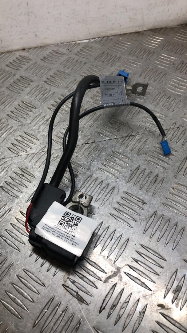 минусовой провод аккумулятора BMW 3 серия E90/E91/E92/E93 E92 2007, 2.0 л., N47 D20 A, дизель, АКПП, купе, 61129134854, 9134854 - фото №1