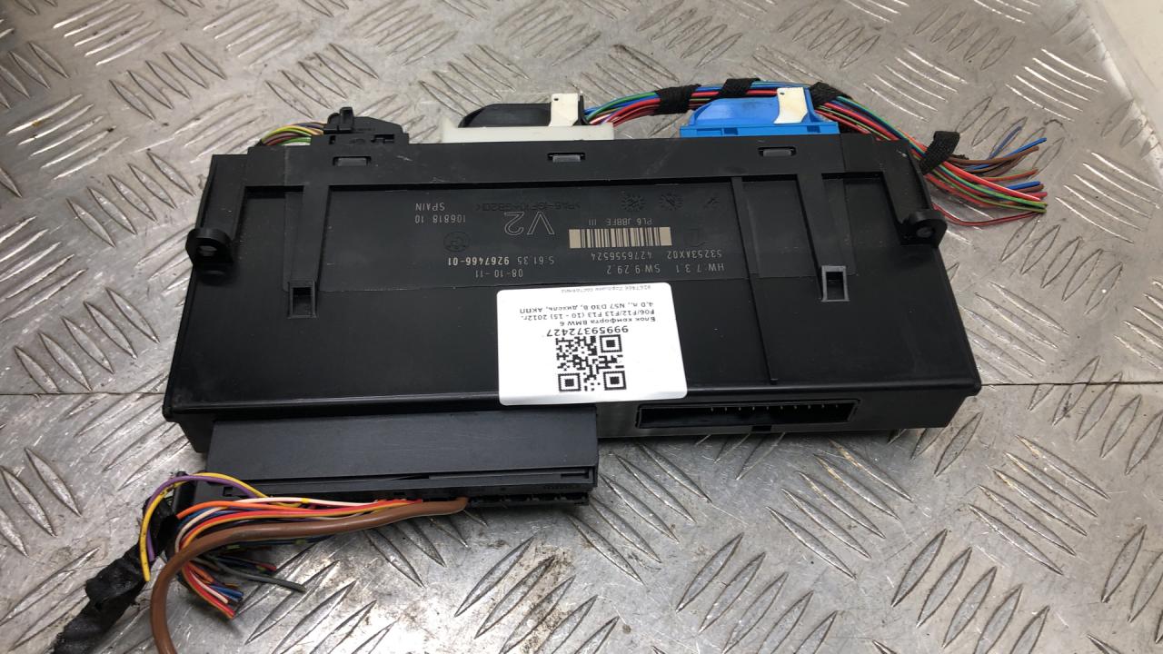 блок комфорта BMW 6 серия F06/F12/F13 F13 2014, 4.0 л., дизель, АКПП, alpinweiß uni (300), купе, задний привод, правый руль, 61356992418, 9267466 - фото №1