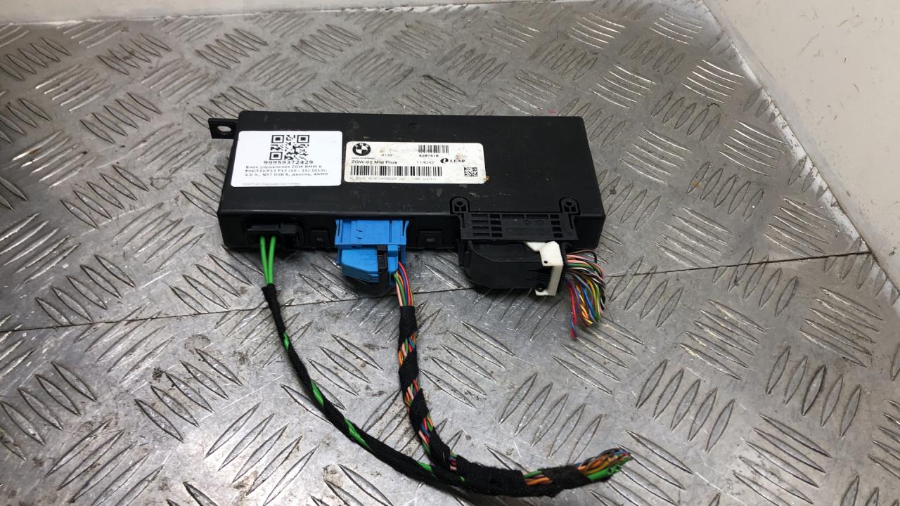 блок управления ZGW BMW 6 серия F06/F12/F13 F13 2014, 4.0 л., дизель, АКПП, alpinweiß uni (300), купе, задний привод, правый руль, 61359322532, 9267516 - фото №1