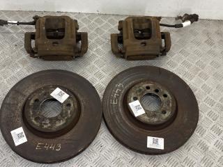 комплект тормозов BMW X5 E70 2008, 3.5 л., M57D30 (306D5), дизель, АКПП, spacegrau metallic (a52), внедорожник 5 дв., полный привод, правый руль, 34116776785, 34116776786, 34116886481