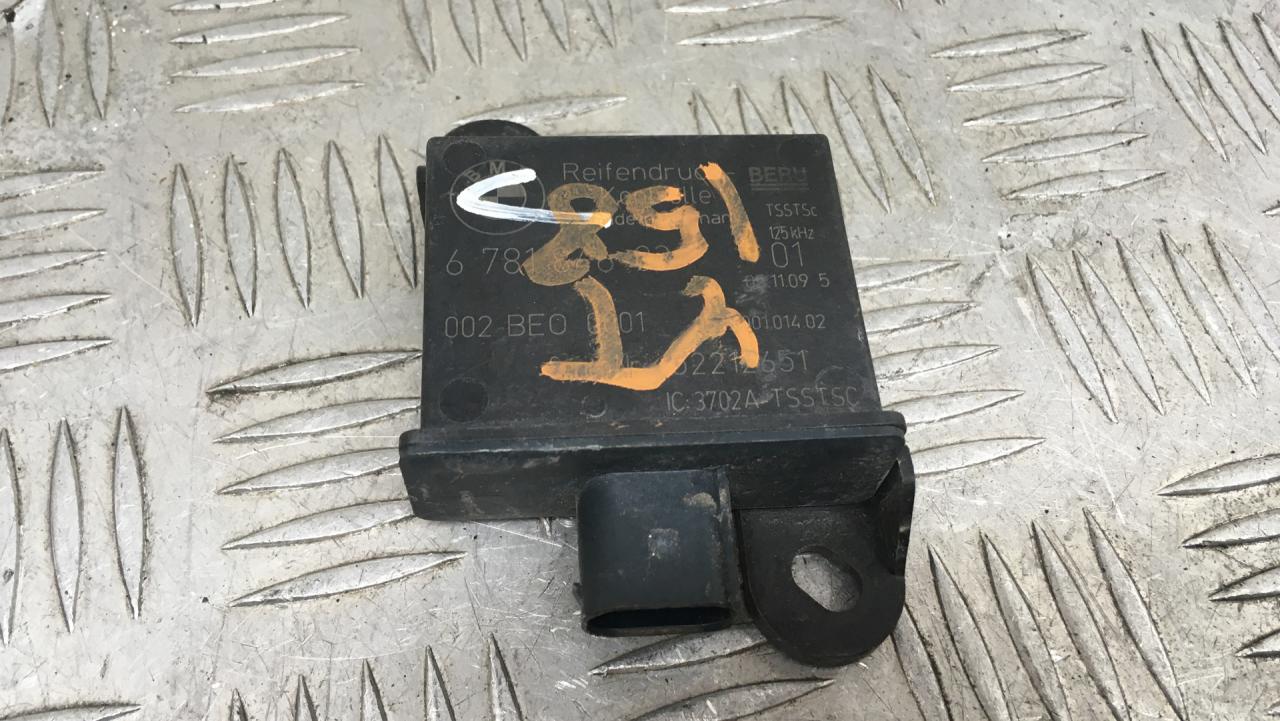 блок контроля давления в шинах BMW X5 E70 2010, 3.0 л., N52 B30 AF, бензин, АКПП, белый alpinweiß uni (300), внедорожник 5 дв., полный привод, 36236781846, 6781846 - фото №1