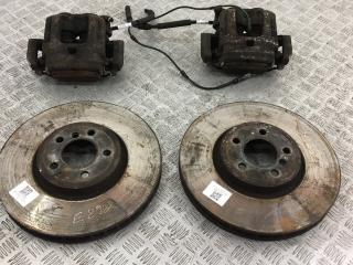 комплект тормозов BMW X5 E70 2009, 3.5 л., M57D30 (306D5), дизель, АКПП, titansilber metallic (354), внедорожник 5 дв., полный привод, правый руль, 34116776785, 34116776786, 34116886481