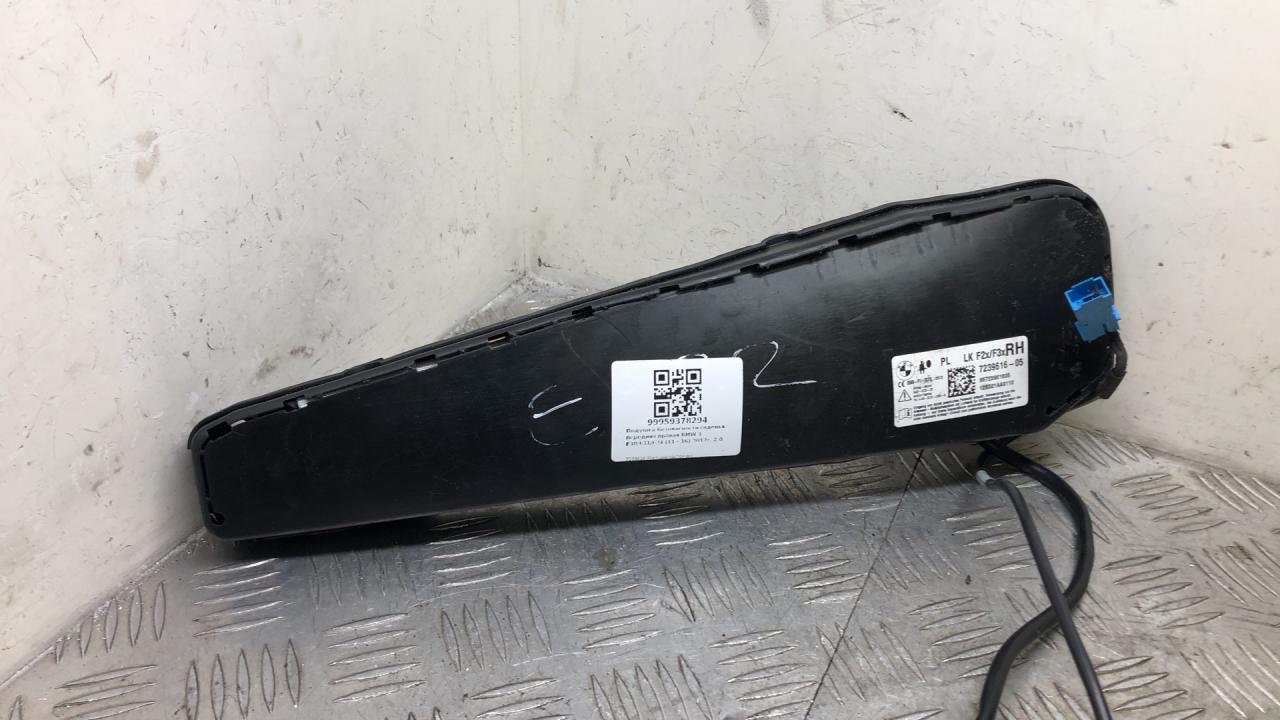 подушка безопасности сиденья BMW 3 серия F30/F31/F34 2014, 2.0 л., N47 D20 C, дизель, МКПП, седан, задний привод, правый руль, 72127239616, 7239616 - фото №1
