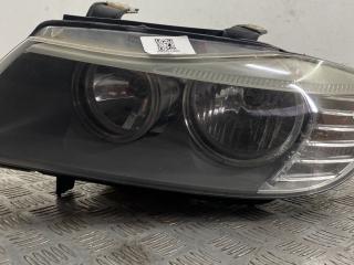 фара левая BMW 3 серия E90/E91/E92/E93 E90 2007, 3.0 л., M57 D30 (306D3), дизель, АКПП, черный, седан, задний привод, правый руль, 7202575, 63117202575