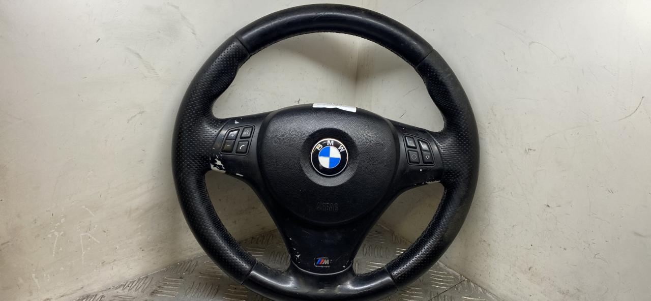 руль BMW 3 серия E90/E91/E92/E93 2007, 3.0 л., M57 D30 (306D3), дизель, АКПП, серебро, седан, задний привод, правый руль, 32307839114 - фото №1
