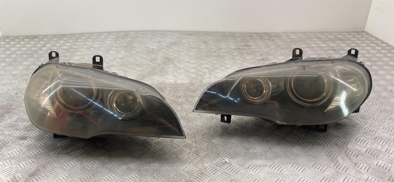 фара BMW X5 E70 2009, 3.0 л., M57 D30 (306D3), дизель, АКПП, spacegrau metallic (a52), внедорожник 5 дв., полный привод, правый руль, 63117288993, 63117288994 - фото №1
