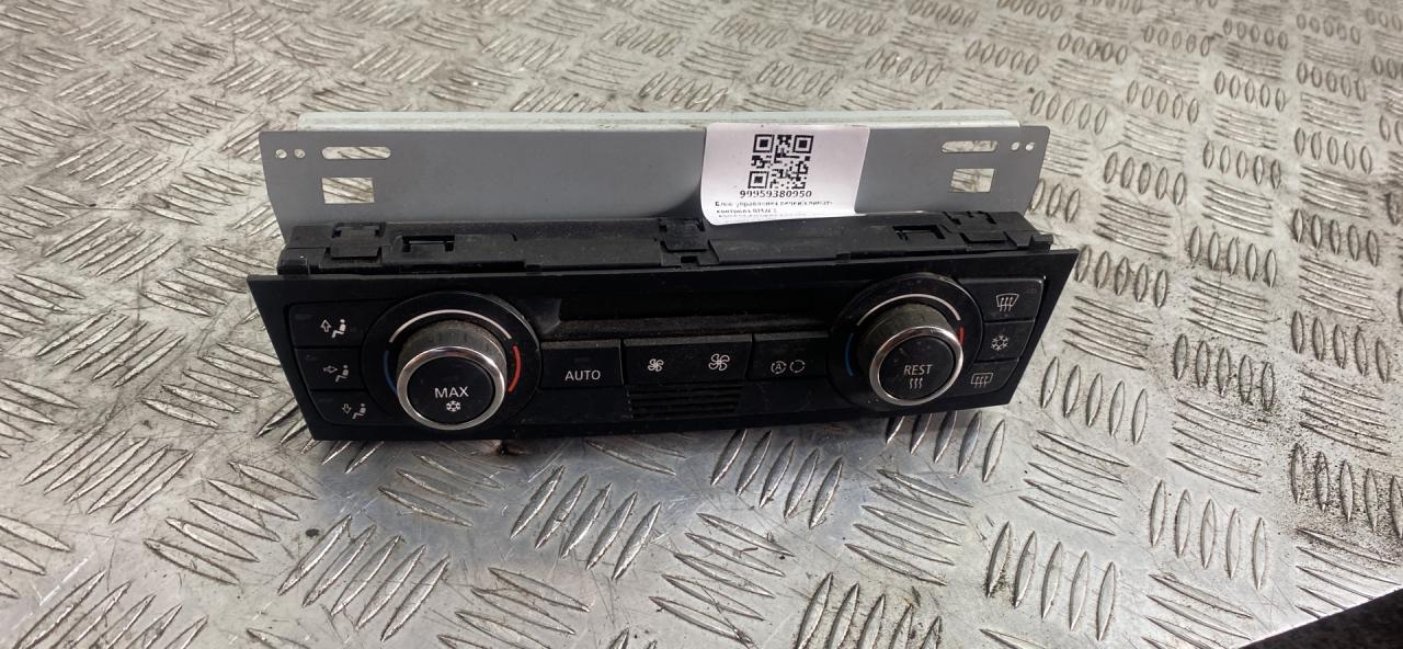 блок управления печки / климат-контроля BMW 3 серия E90/E91/E92/E93 E92 2007, 3.5 л., M57D30 (306D5), дизель, АКПП, купе, задний привод, правый руль, 64119119687, 9119687 - фото №1