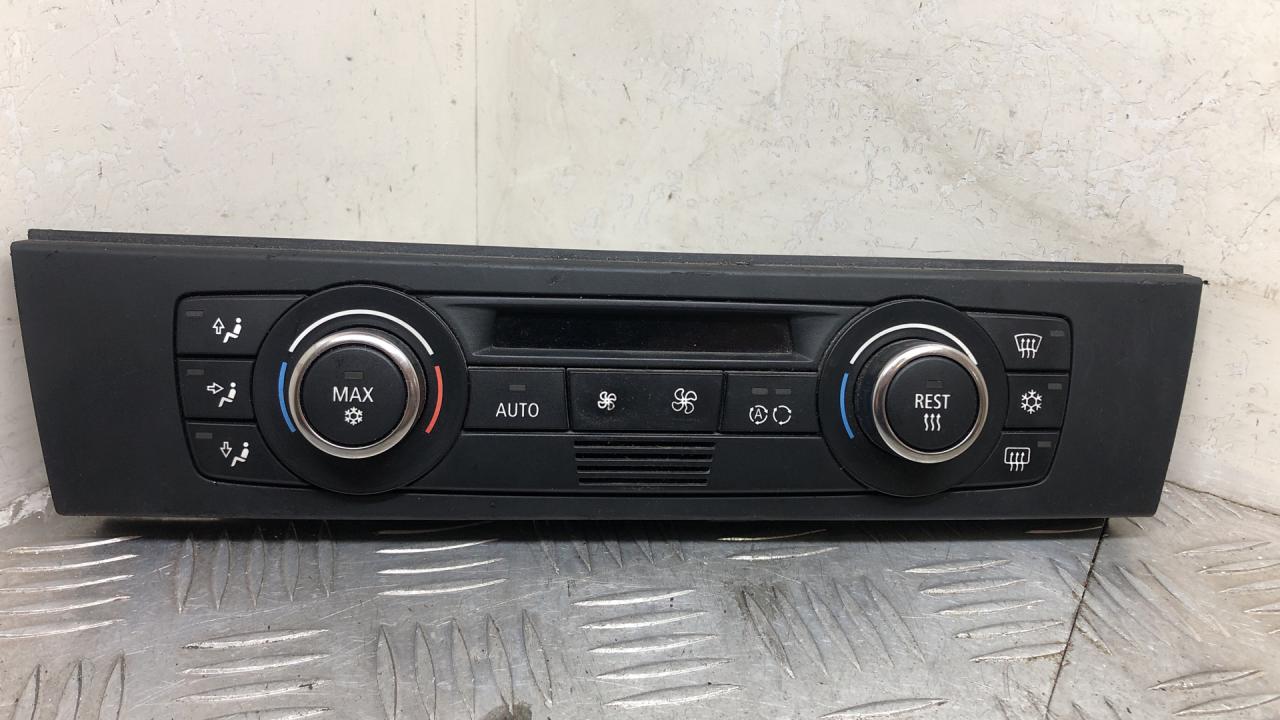 блок управления печки / климат-контроля BMW 3 серия E90/E91/E92/E93 2007, 3.5 л., M57D30 (306D5), дизель, АКПП, spacegrau metallic (a52), купе, задний привод, правый руль, 64119119687, 9119687 - фото №1