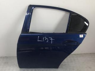 дверь задняя левая BMW 3 серия E90/E91/E92/E93 E90 2007, 3.0 л., M57 D30 (306D3), дизель, АКПП, синий, седан, правый руль, 41007203647