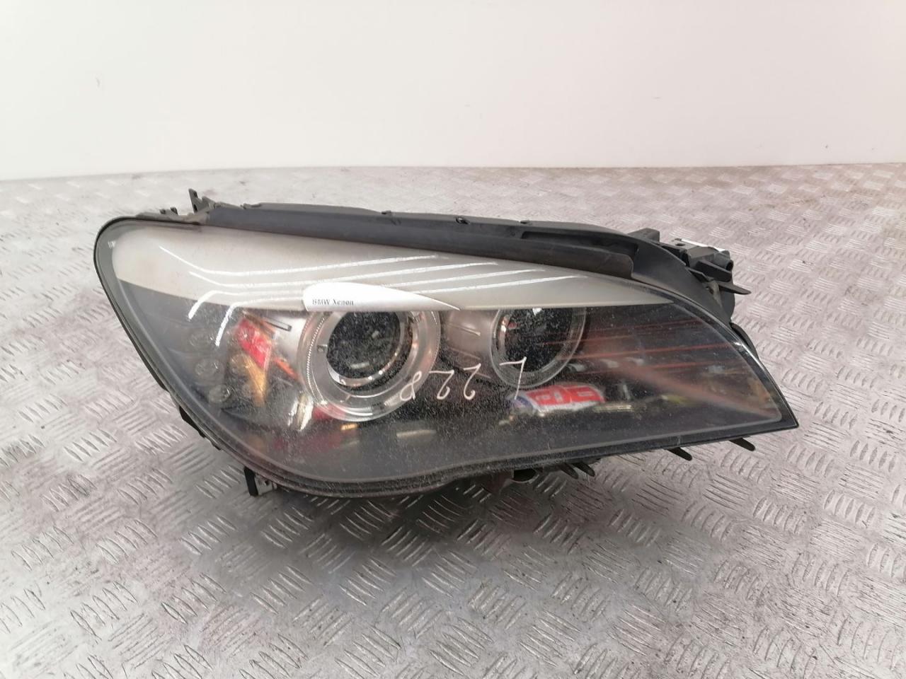 фара правая BMW 7 серия F01/F02 F01 2011, 3.0 л., N57 D30 A, дизель, АКПП, black sapphire metallic (475), седан, задний привод, правый руль, 7182140 - фото №1