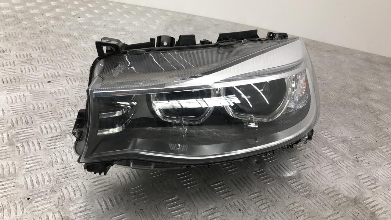 фара левая BMW 3 GT F34 2016, 3.0 л., N55 B30 A, бензин, АКПП, белый, хетчбэк 5 дв., полный привод, 63117355563, 7355563 - фото №1