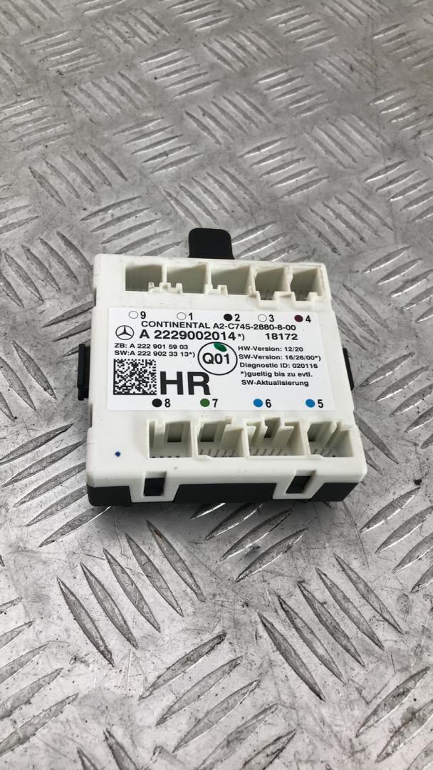 модуль управления двери Mercedes-Benz GLC-Класс X253/C253 2018, 2.5 л., дизель, АКПП, 197u obsidianschwarz, внедорожник 5 дв., полный привод, A2229002014 - фото №1