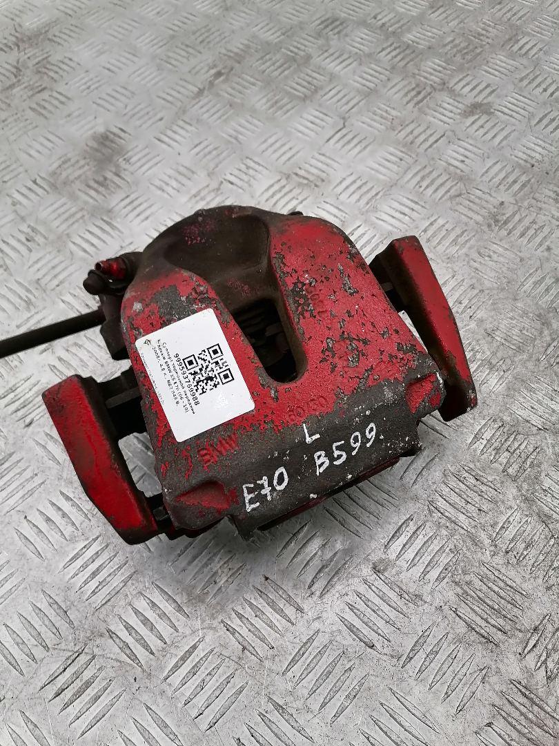 суппорт передний левый BMW X5 E70 2008, 4.8 л., N62 B48 B, бензин, АКПП, черный schwarz 2 (668), внедорожник 5 дв., 34116776783 - фото №1