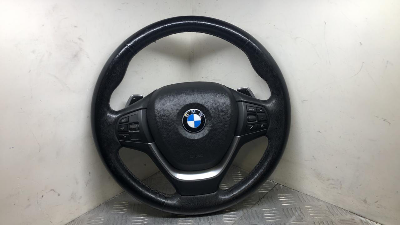 руль BMW X3 F25 2013, 3.5 л., бензин, АКПП, черный, внедорожник 5 дв., полный привод, 32307845808 - фото №1