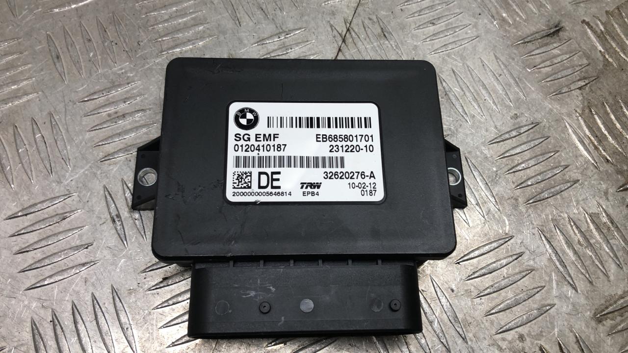блок управления ручником BMW X3 F25 2013, 3.5 л., бензин, АКПП, черный, внедорожник 5 дв., полный привод, 34436858017, 6858017 - фото №1