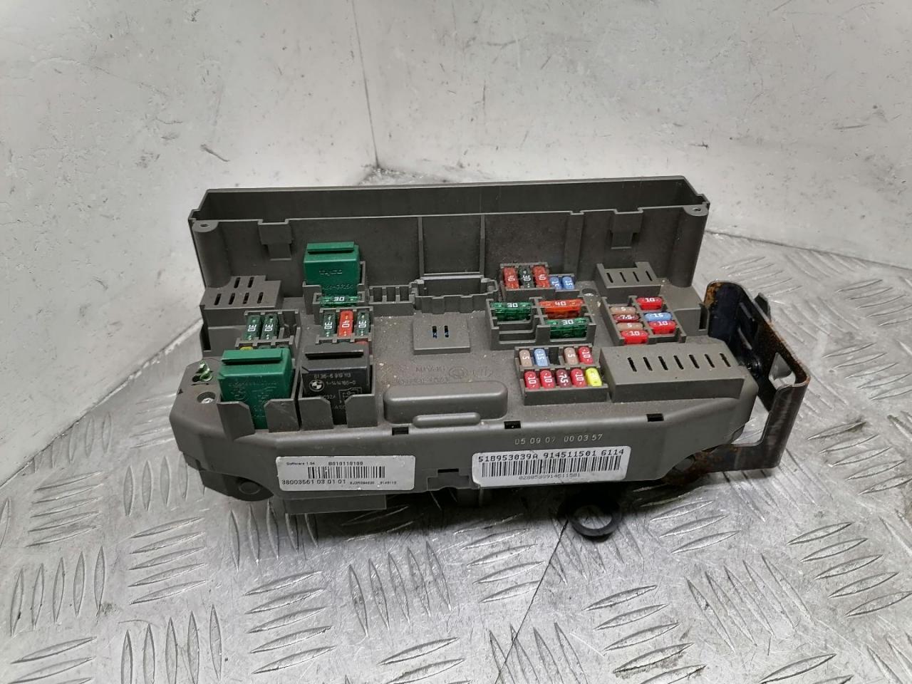 блок предохранителей BMW X5 E70 2008, 4.8 л., N62 B48 B, бензин, АКПП, черный schwarz 2 (668), внедорожник 5 дв., 61149145115, 9145115 - фото №1