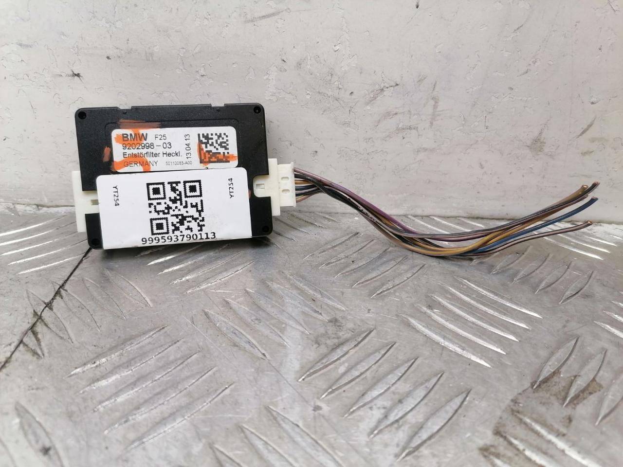 прочая запчасть BMW X3 F25 2014, 3.5 л., бензин, АКПП, внедорожник 5 дв., полный привод, 65209202998, 9202998 - фото №1