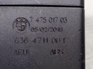 замок ремня безопасности BMW 5 серия G30/G31 G30 2019, 3.0 л., B58 B30 A, бензин, АКПП, bluestone metallic (c2y), седан, полный привод, правый руль, 72117475017, 7475017