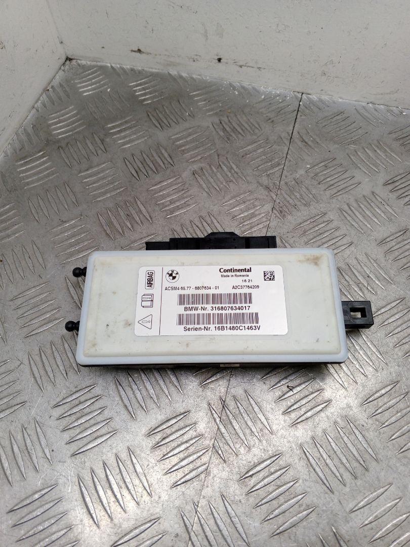 блок AirBag BMW X5 F15 2017, 4.0 л., дизель, АКПП, black sapphire metallic (475), внедорожник 5 дв., полный привод, 65776807634, 6807634 - фото №1