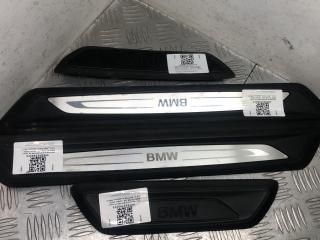 накладка на порог внутренняя BMW X1 F48 2016, 2.0 л., B47 C20 A, дизель, МКПП, alpinweiß iii (300), внедорожник 5 дв., полный привод, правый руль, 51477349673, 51477349674, 7454945