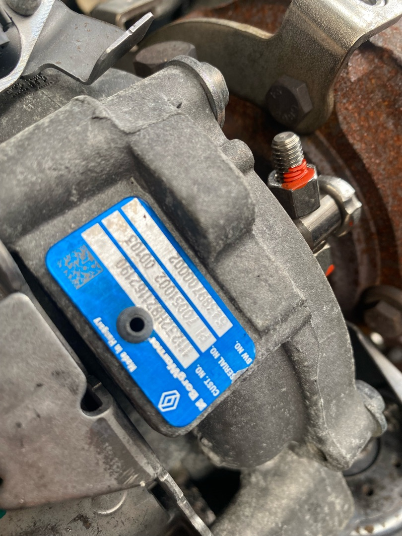 турбина Renault Megane 3 поколение 2013, 1.5 л., K9K 636, дизель, МКПП - фото №1