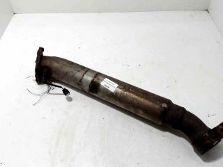 труба приемная глушителя BMW X3 E83 [рестайлинг] 2007, дизель, черный, внедорожник 5 дв.