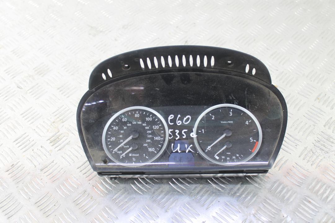 щиток приборов (приборная панель) BMW 5 серия E60/E61 2007, 3.5 л., дизель, 9135254 - фото №1