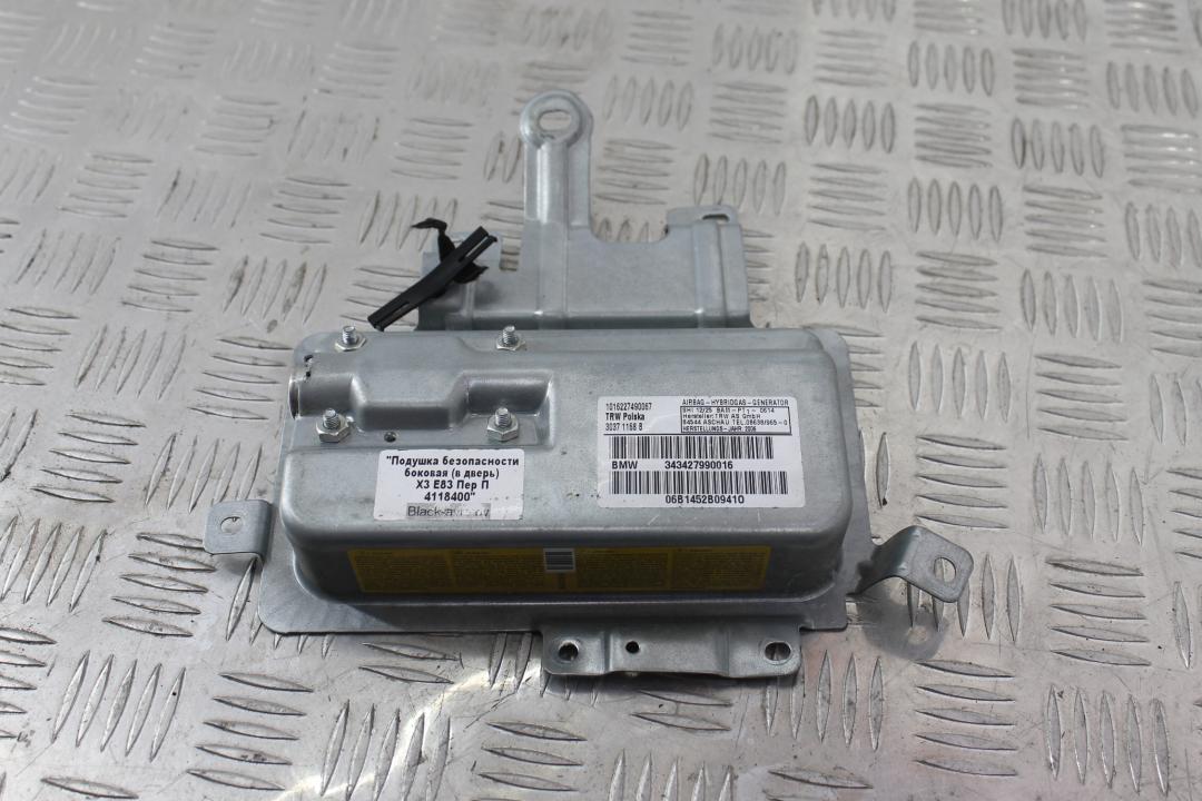 подушка безопасности дверная BMW X3 E83 2006, внедорожник 5 дв., 343427990016 - фото №1